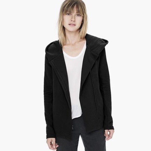 james perse black hoodie